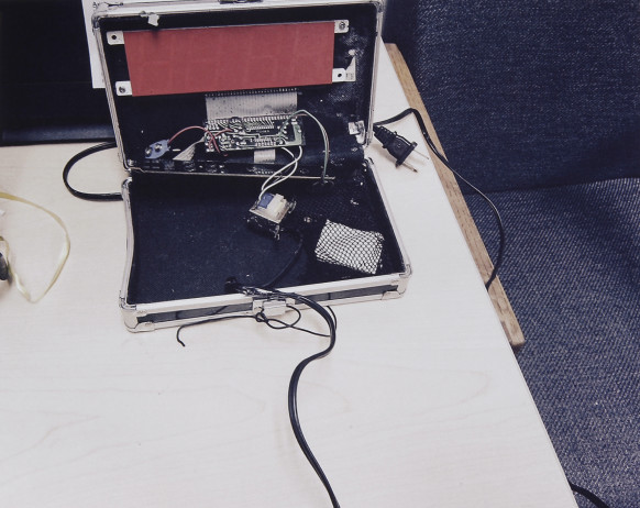This photo provided by the Irving Police Department shows the homemade clock that Ahmed Mohamed brought to school, Wednesday, Sept.16, 2015, in Irving. Police detained the 14-year-old Muslim boy after a teacher at MacArthur High School decided that the homemade clock he brought to class looked like a bomb, according to school and police officials. The family of Ahmed Mohamed said the boy was suspended for three days from the school in the Dallas suburb. (Irving Police via AP)